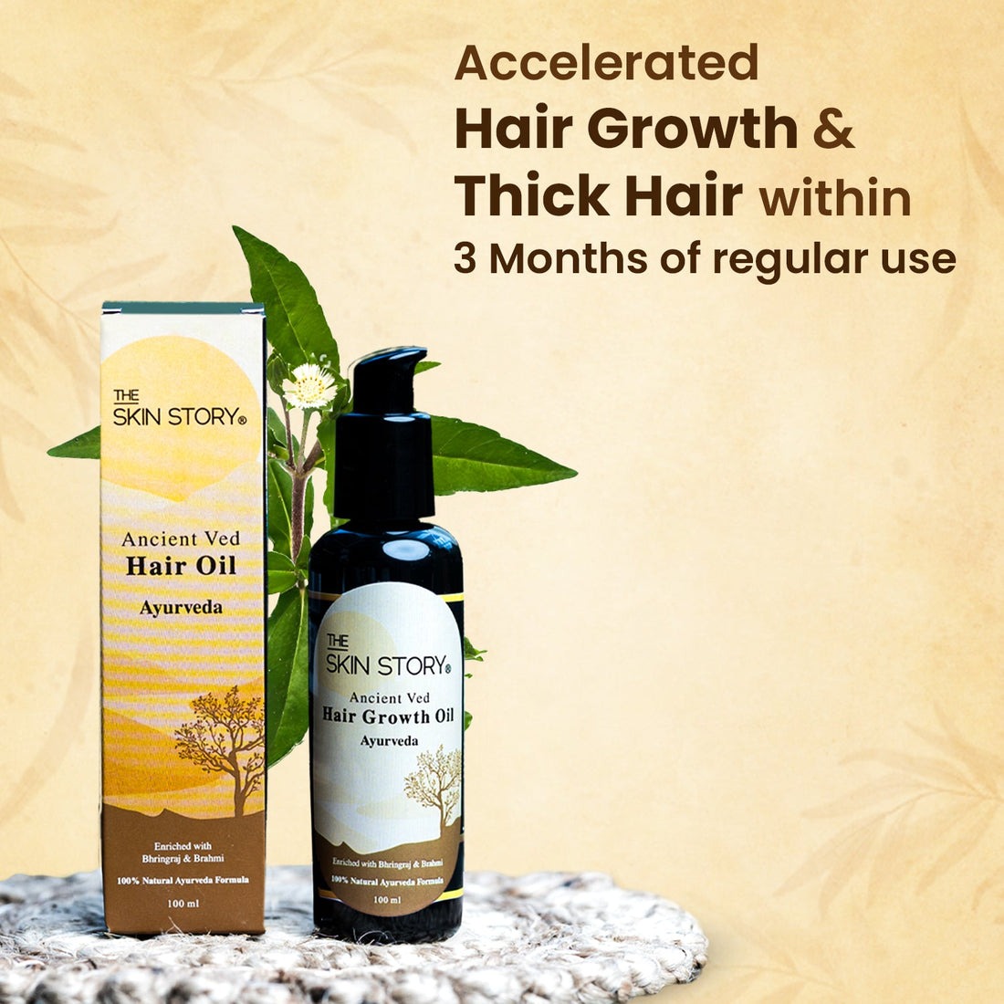 Ayurvedic Hair Growth Oil - The Skin Story - Hair Oil