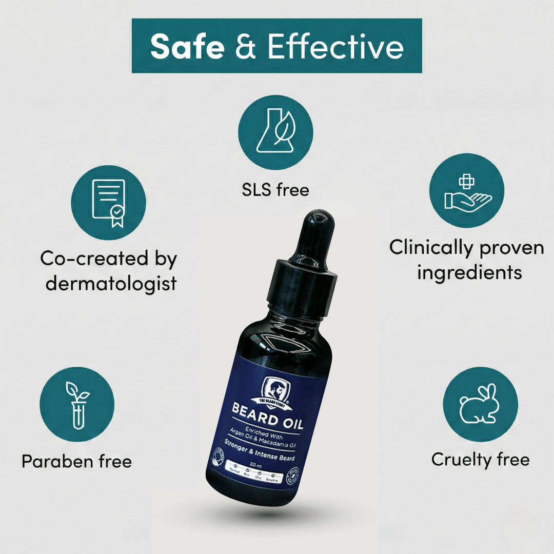 Beard Growth Oil 30ml - The Skin Story - Beard Care