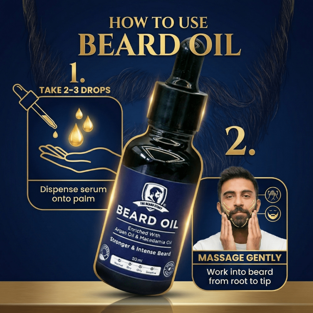 Beard Growth Oil 30ml - The Skin Story - Beard Care