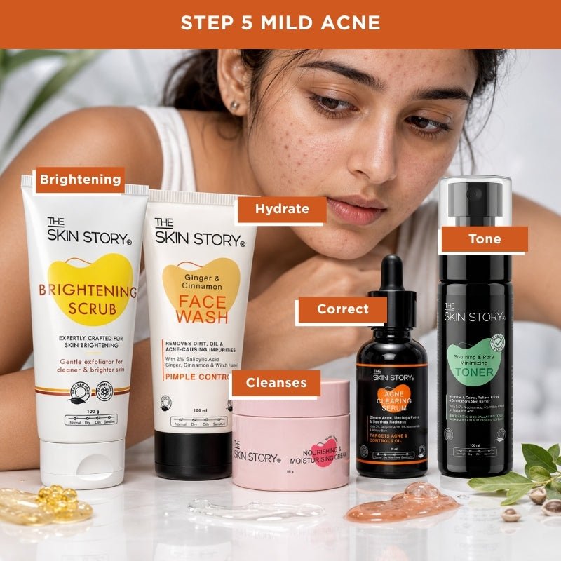 Beginner Acne Routine Regime – Starter Pimple Treatment Regime - The Skin Story - 