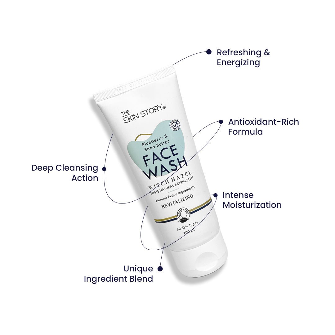 Blueberry Glow Brightening Facewash - The Skin Story - Facewash