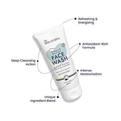 Blueberry Glow Brightening Facewash - The Skin Story - Facewash