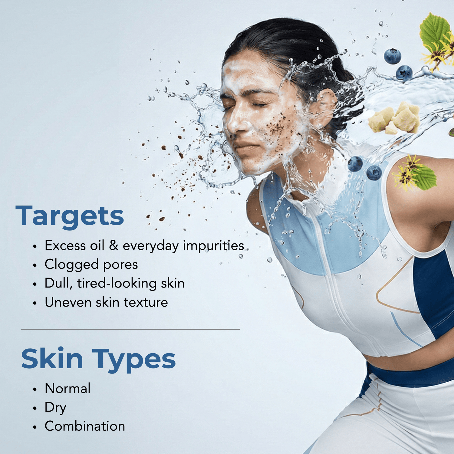 Blueberry Glow Brightening Facewash - The Skin Story - Facewash