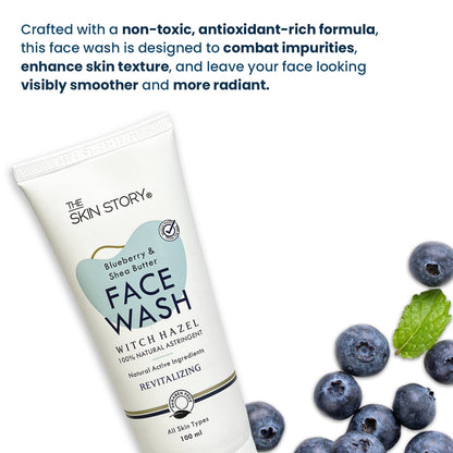 Blueberry Glow Brightening Facewash - The Skin Story - Facewash