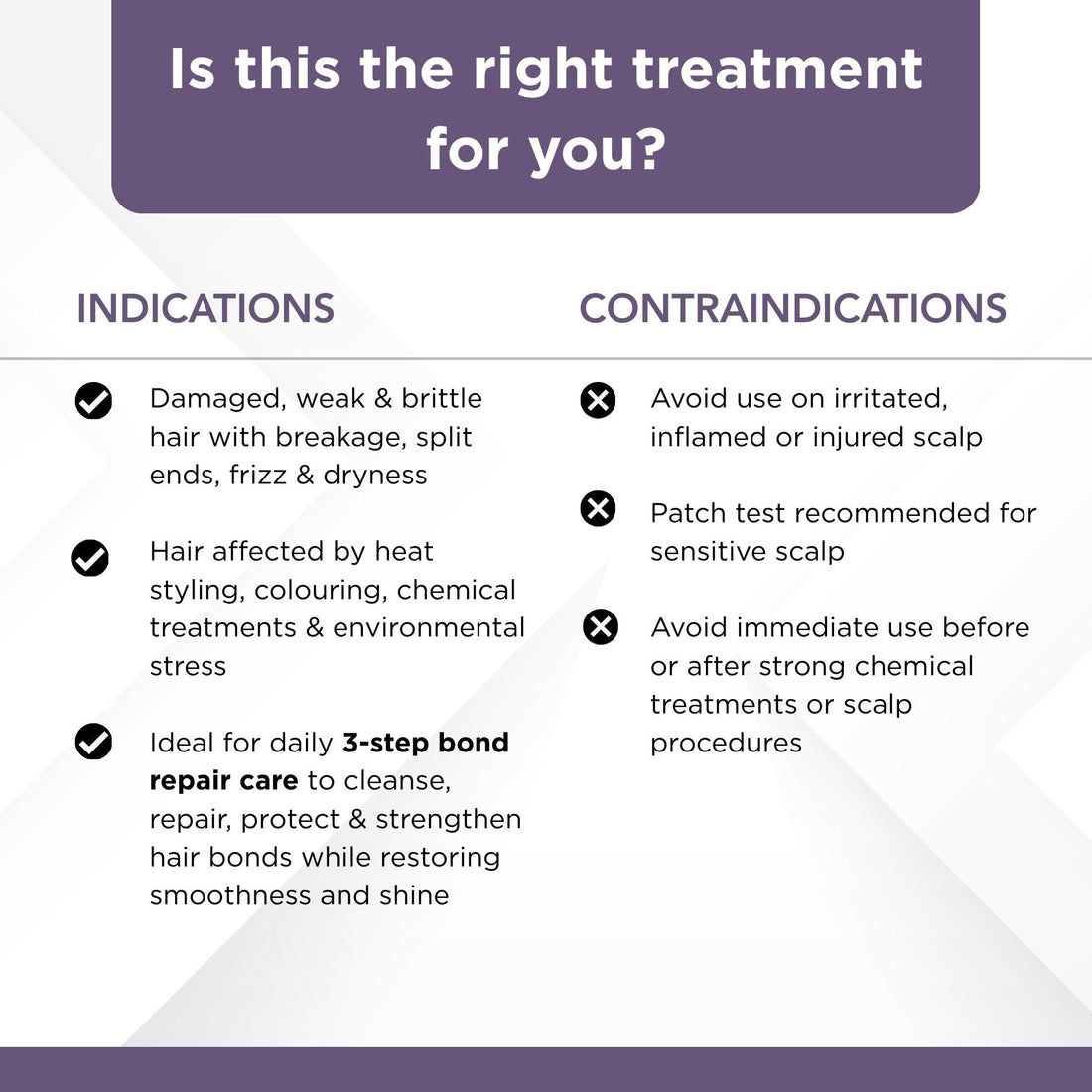 Bond Repair 3 steps - Shampoo+Conditioner+Heat Protectant Serum - The Skin Story - 