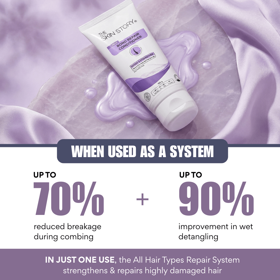 Bond Repair Range for Damaged Hair - The Skin Story - shampoo &amp; Conditioner