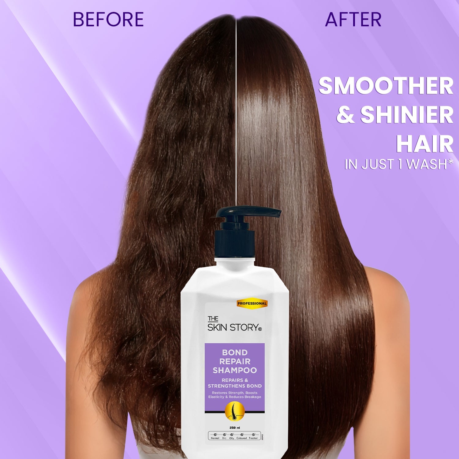 Bond Repair Range for Damaged Hair - The Skin Story - shampoo &amp; Conditioner