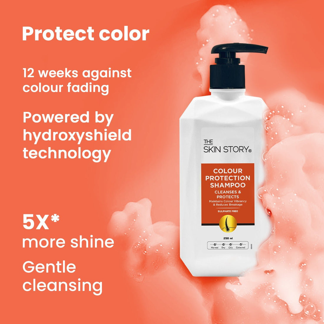 Colour Protection Range for Long Lasting Coloured Hair - The Skin Story - Hair Care Combo