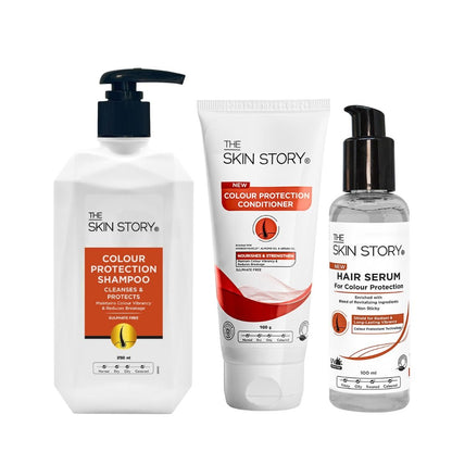 Colour Protection Range for Long Lasting Coloured Hair - The Skin Story - Hair Care Combo