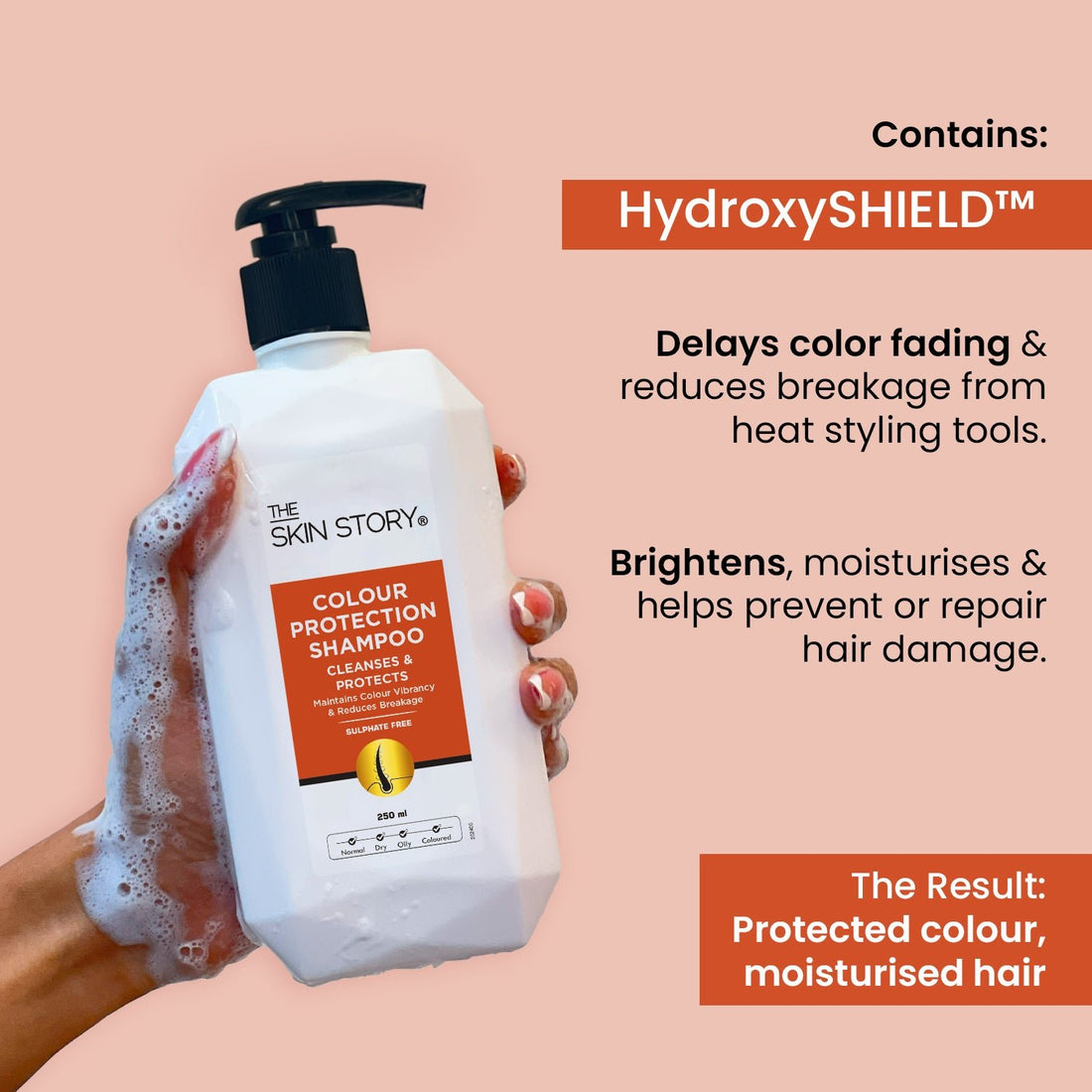 Colour Protection Range for Long Lasting Coloured Hair - The Skin Story - Hair Care Combo