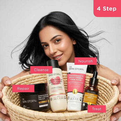 Complete Postpartum Hair Fall Growth Regime – Intensive Regrowth Support - The Skin Story - 