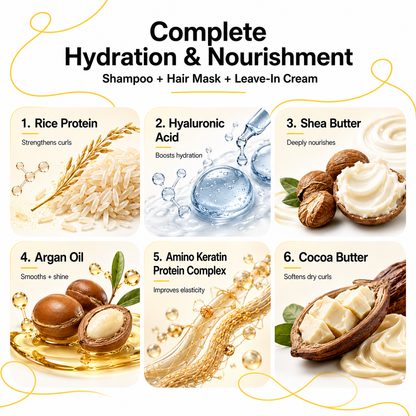Curl Hydration &amp; Repair Trio