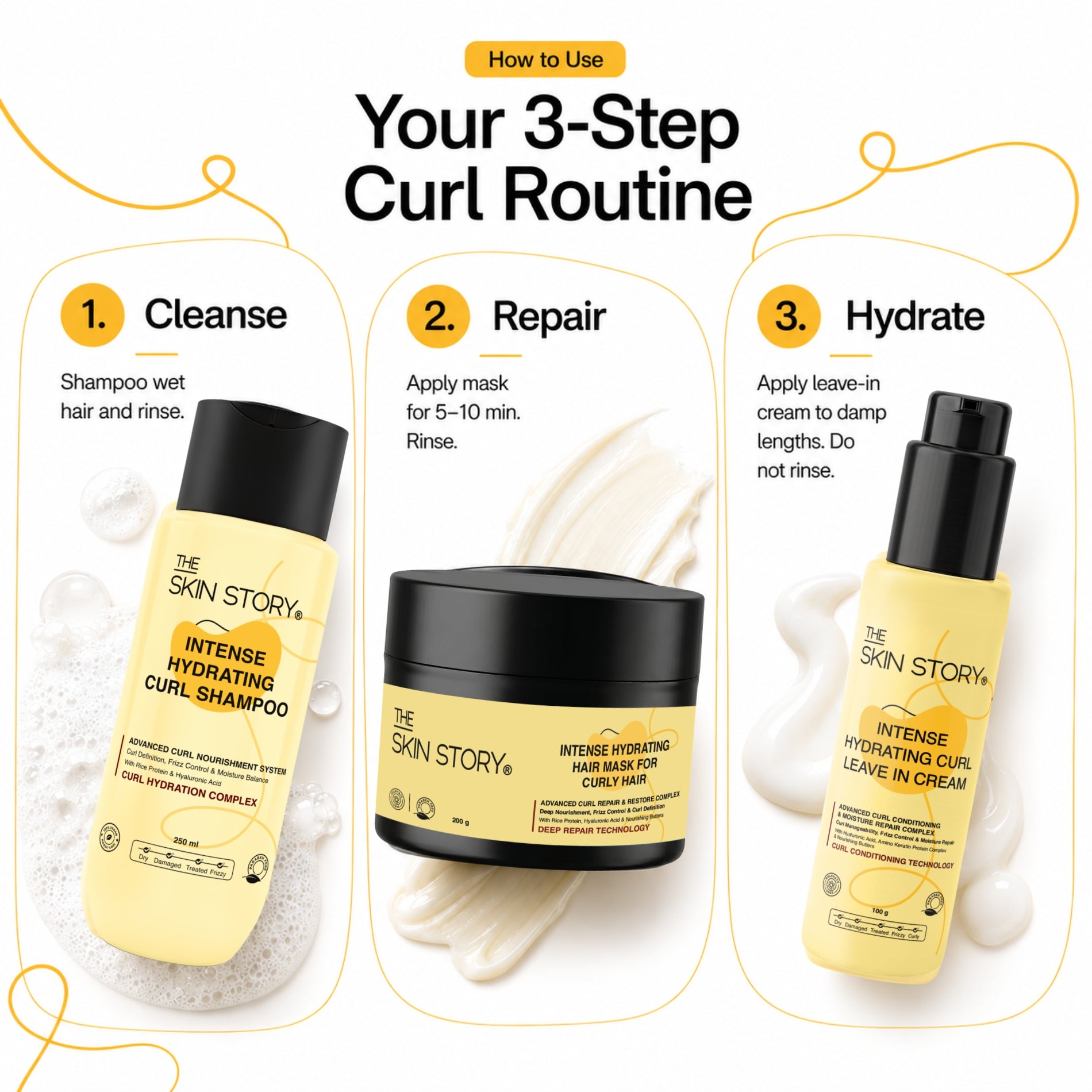Curl Hydration &amp; Repair Trio
