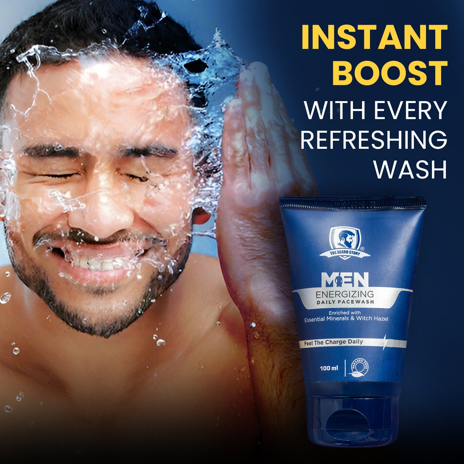 Daily Pore Cleansing &amp; Energising Face Wash 100ml - The Skin Story - 