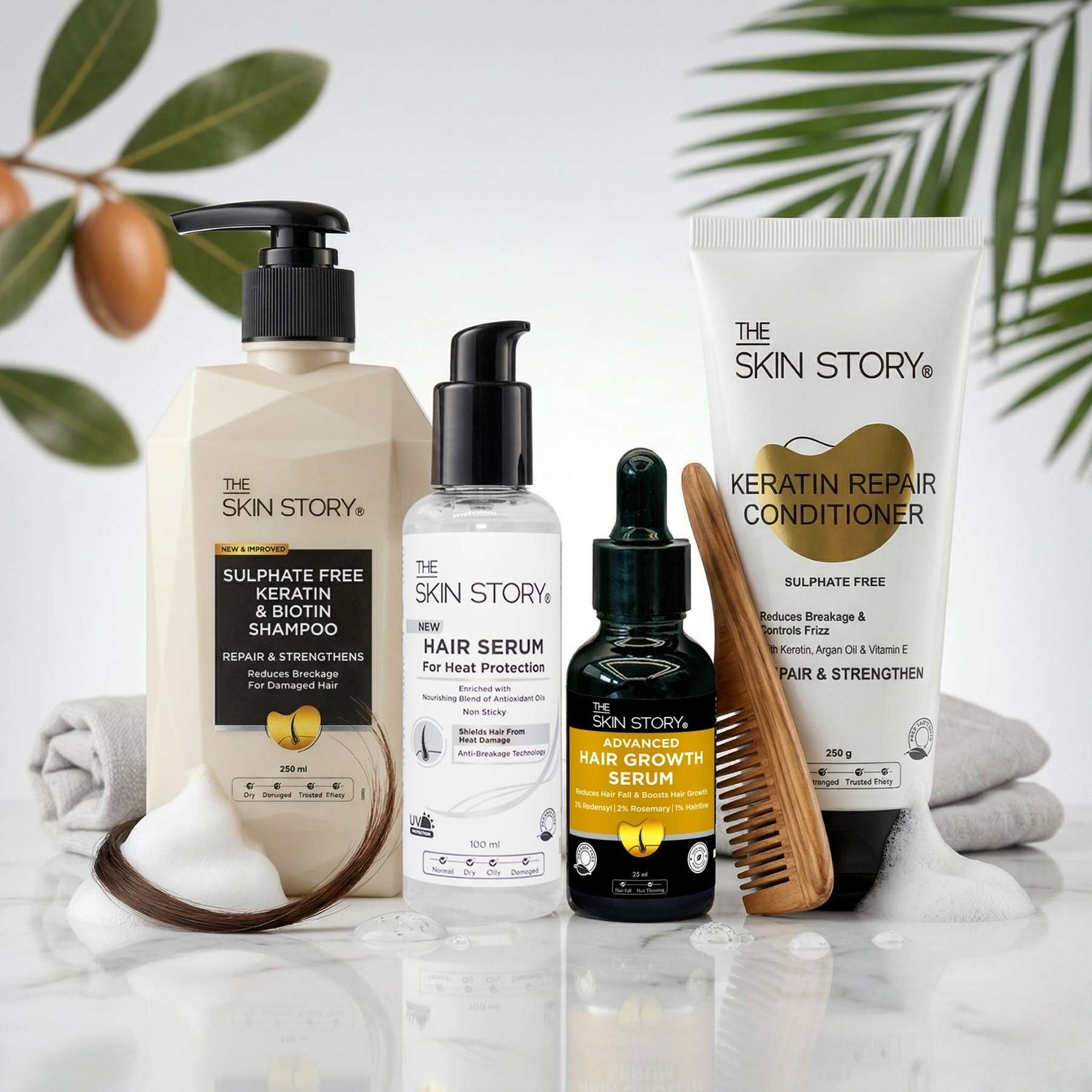 Damage Repair Growth Regime – Strengthening &amp; Hair Recovery - The Skin Story - 