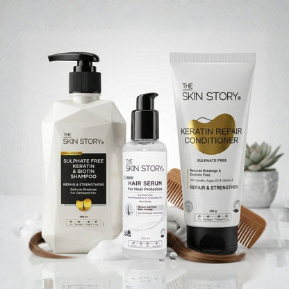 Damage Repair Protect Regime – Heat Styling Defense Routine - The Skin Story - 