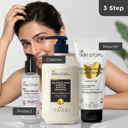 Damage Repair Protect Regime – Heat Styling Defense Routine - The Skin Story - 