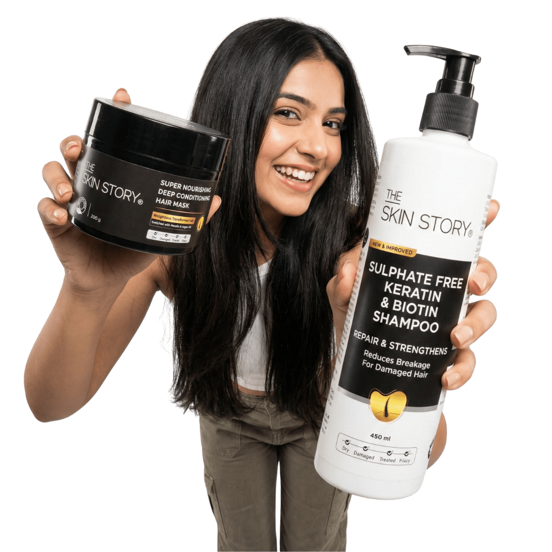 Damaged Hair Spa Sulphate Free Duo - The Skin Story - Hair Care Combo