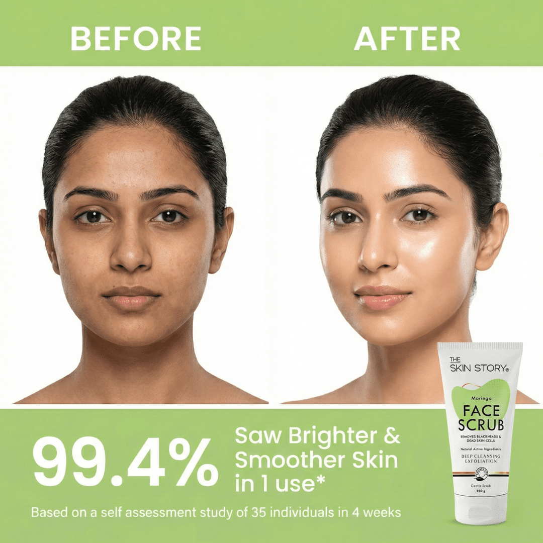 De - Tan &amp; Blackhead Face Scrub - The Skin Story - Scrub