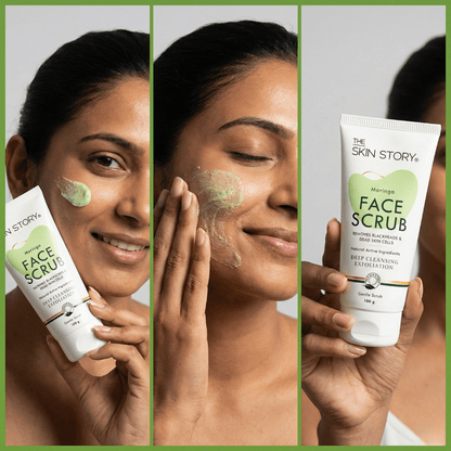 De - Tan &amp; Blackhead Face Scrub - The Skin Story - Scrub