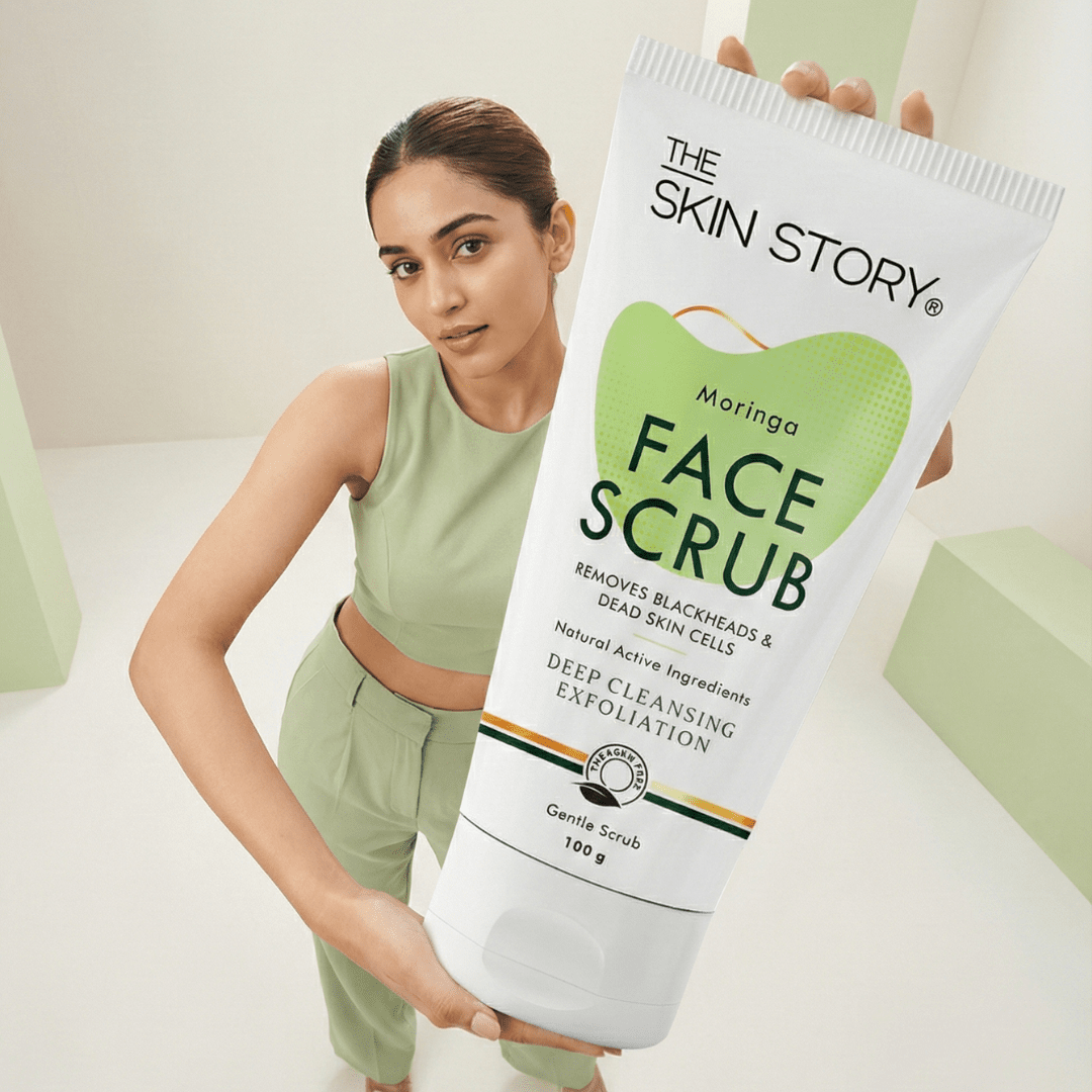De - Tan &amp; Blackhead Face Scrub - The Skin Story - Scrub