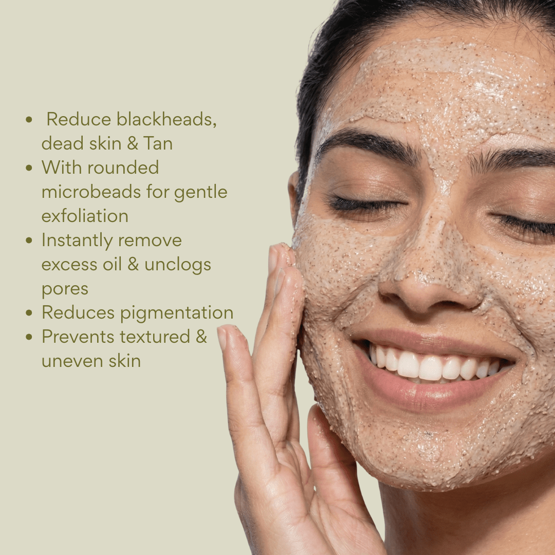 De - Tan &amp; Blackhead Face Scrub - The Skin Story - Scrub