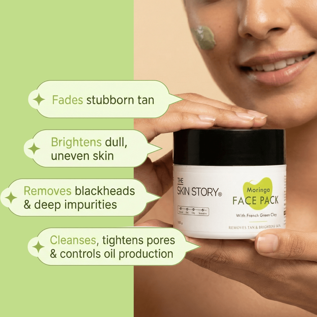 De - Tan Face Pack - The Skin Story - Face Pack