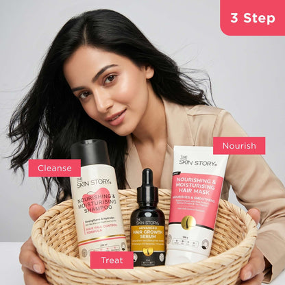 Early Hair Fall Growth Regime – Hair Fall Control Routine - The Skin Story - 