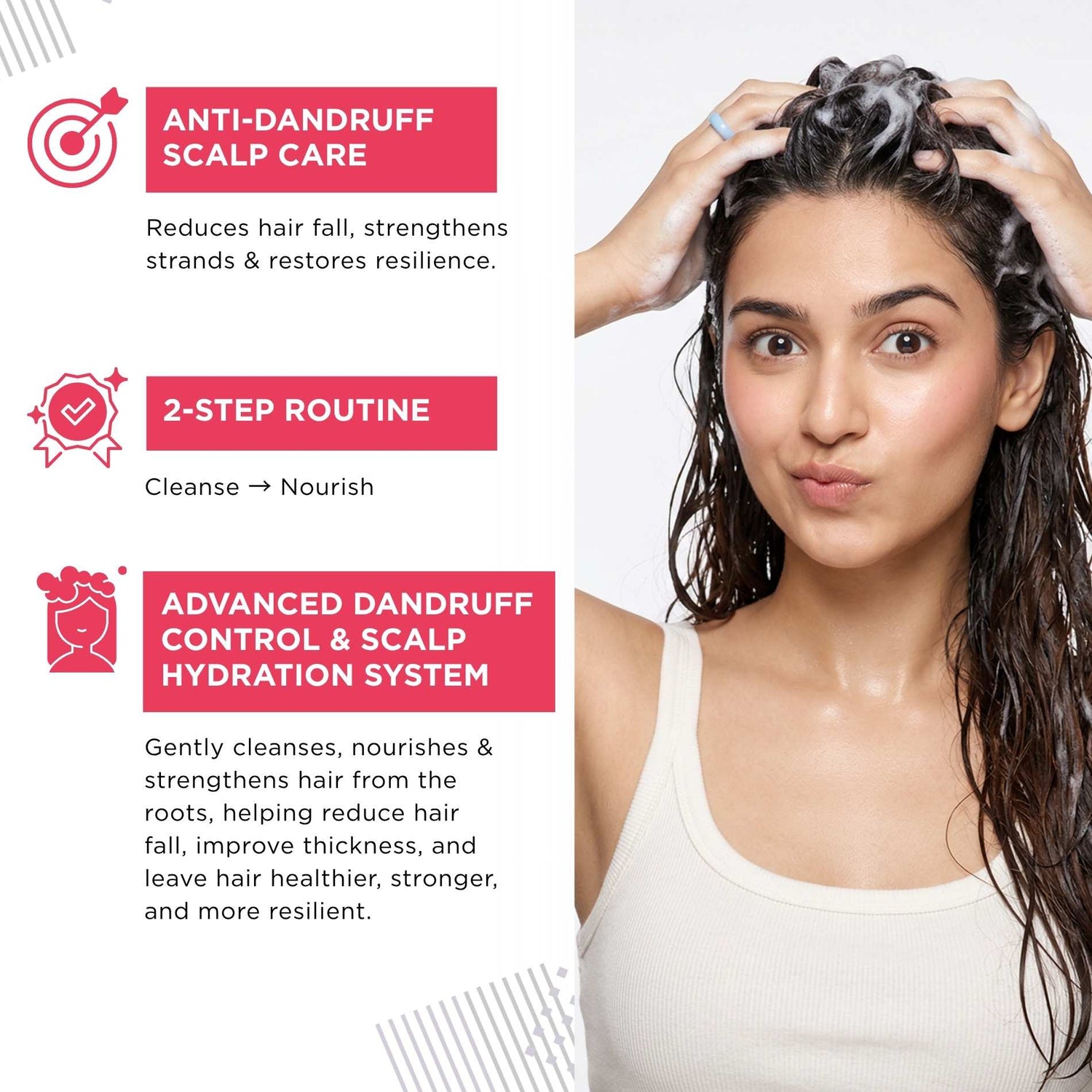 Early Hairfall 2 steps - Nourishing &amp; Moisturising Shampoo+Mas - The Skin Story - 