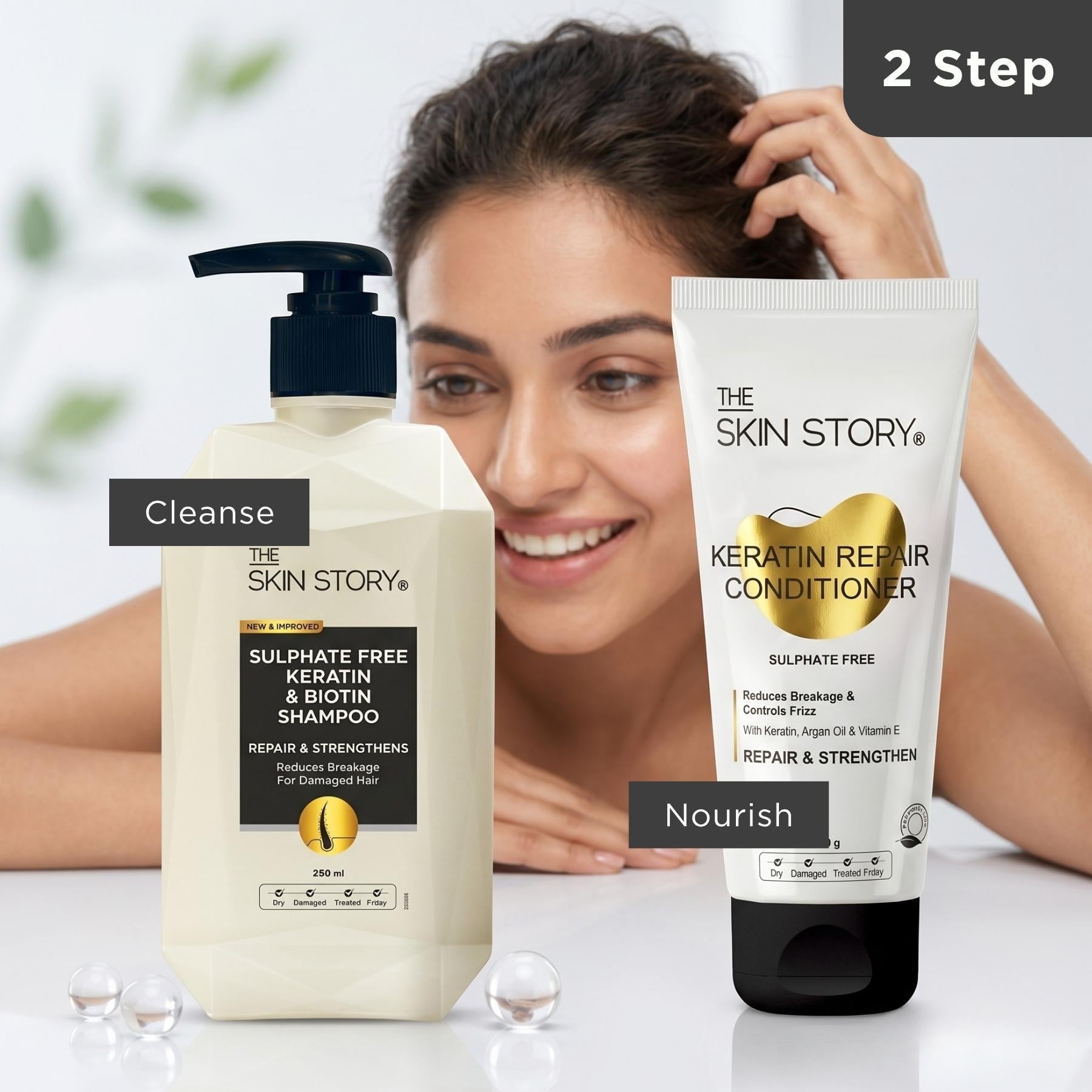 Frizz Control Smooth Regime – Daily Frizz Management - The Skin Story - 