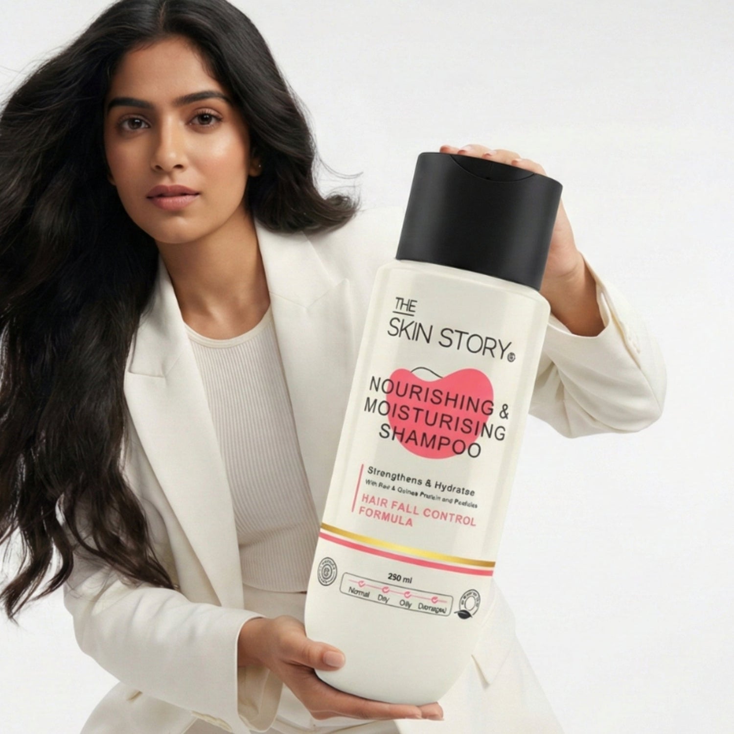 Hair Fall Control Nourishing &amp; Moisturising Shampoo - The Skin Story - shampoo