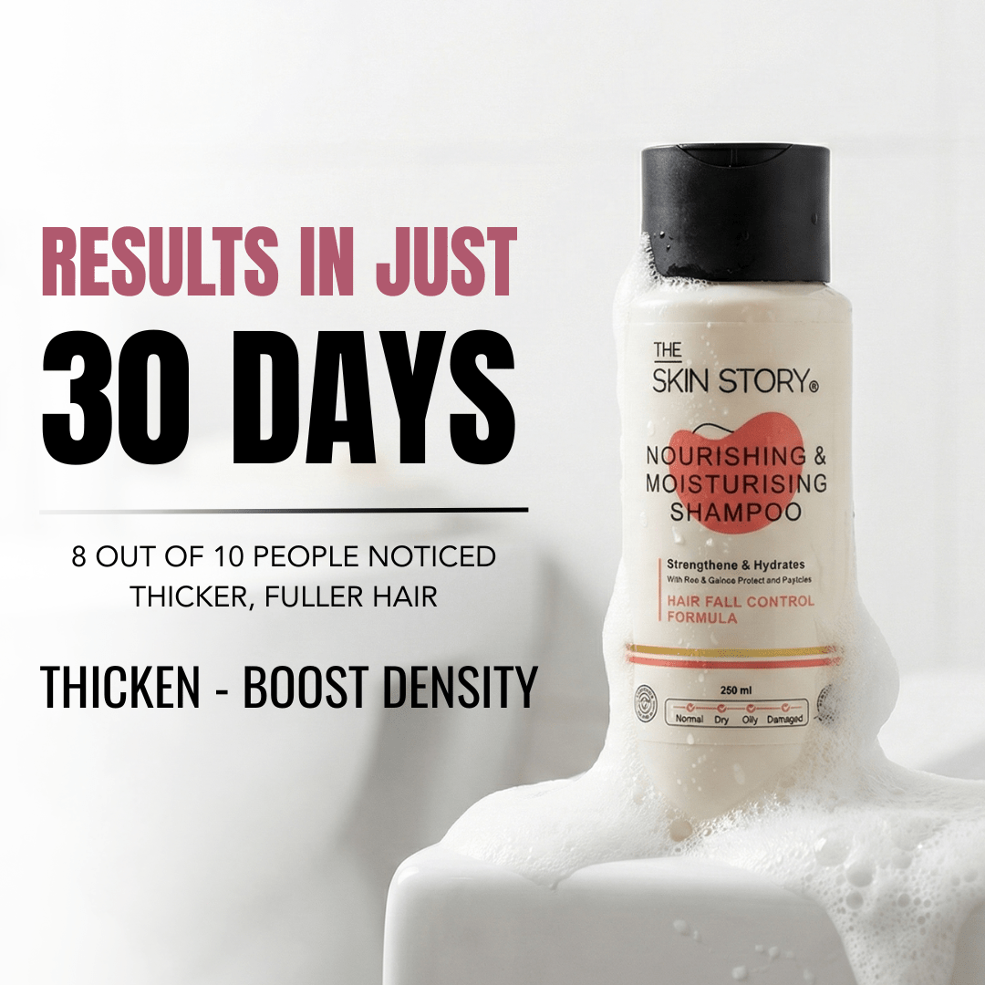 Hair Fall Control Nourishing &amp; Moisturising Shampoo - The Skin Story - shampoo