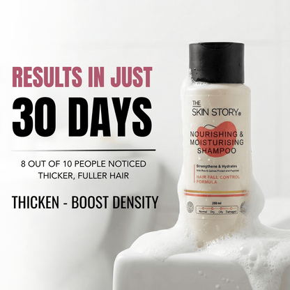 Hair Fall Control Nourishing &amp; Moisturising Shampoo - The Skin Story - shampoo