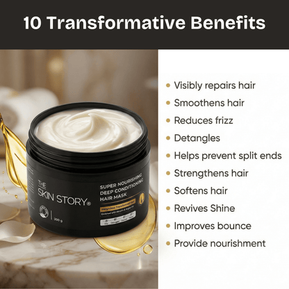 Hair Repair &amp; Keratin &amp; Argan Nourishing Mask - The Skin Story - 