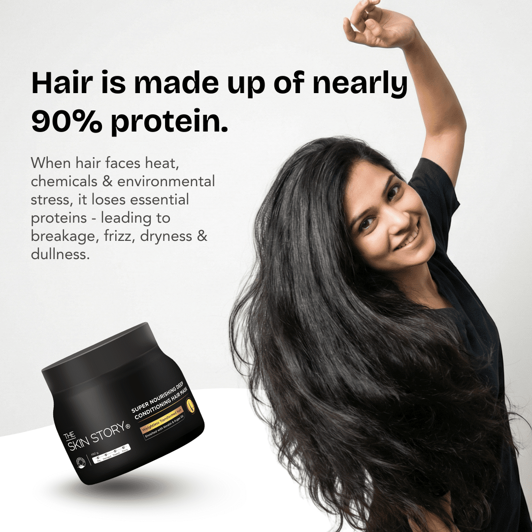 Hair Repair &amp; Keratin &amp; Argan Nourishing Mask - The Skin Story - Hair Care Combo