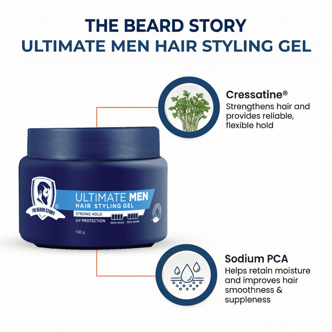 Hair Styling Gel - Strong Hold 100g - The Skin Story - 