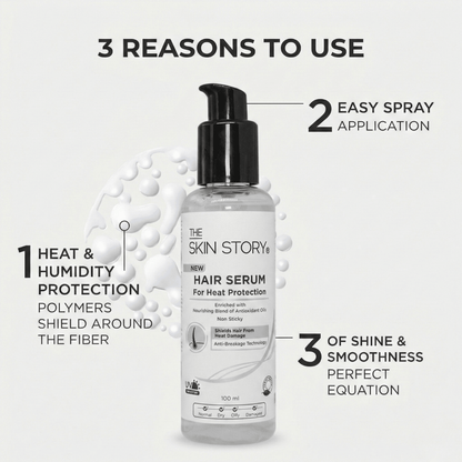 Heat Protection Hair Serum - The Skin Story - 