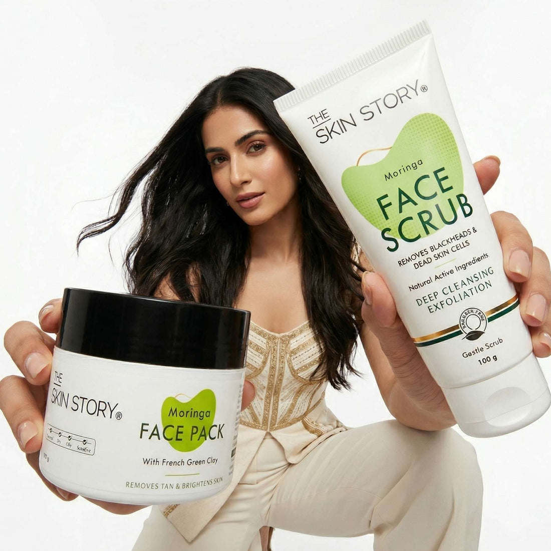 HolidayTan 2 Step - Scrub+Face Pack - The Skin Story - 
