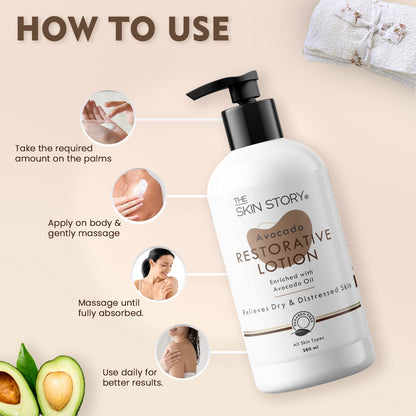 Avocado Restorative Lotion, 280ml