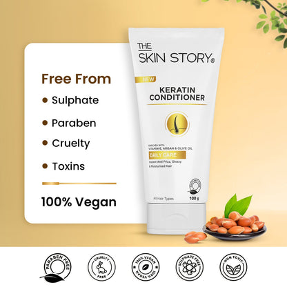 Keratin Repair Conditioner - The Skin Story - 