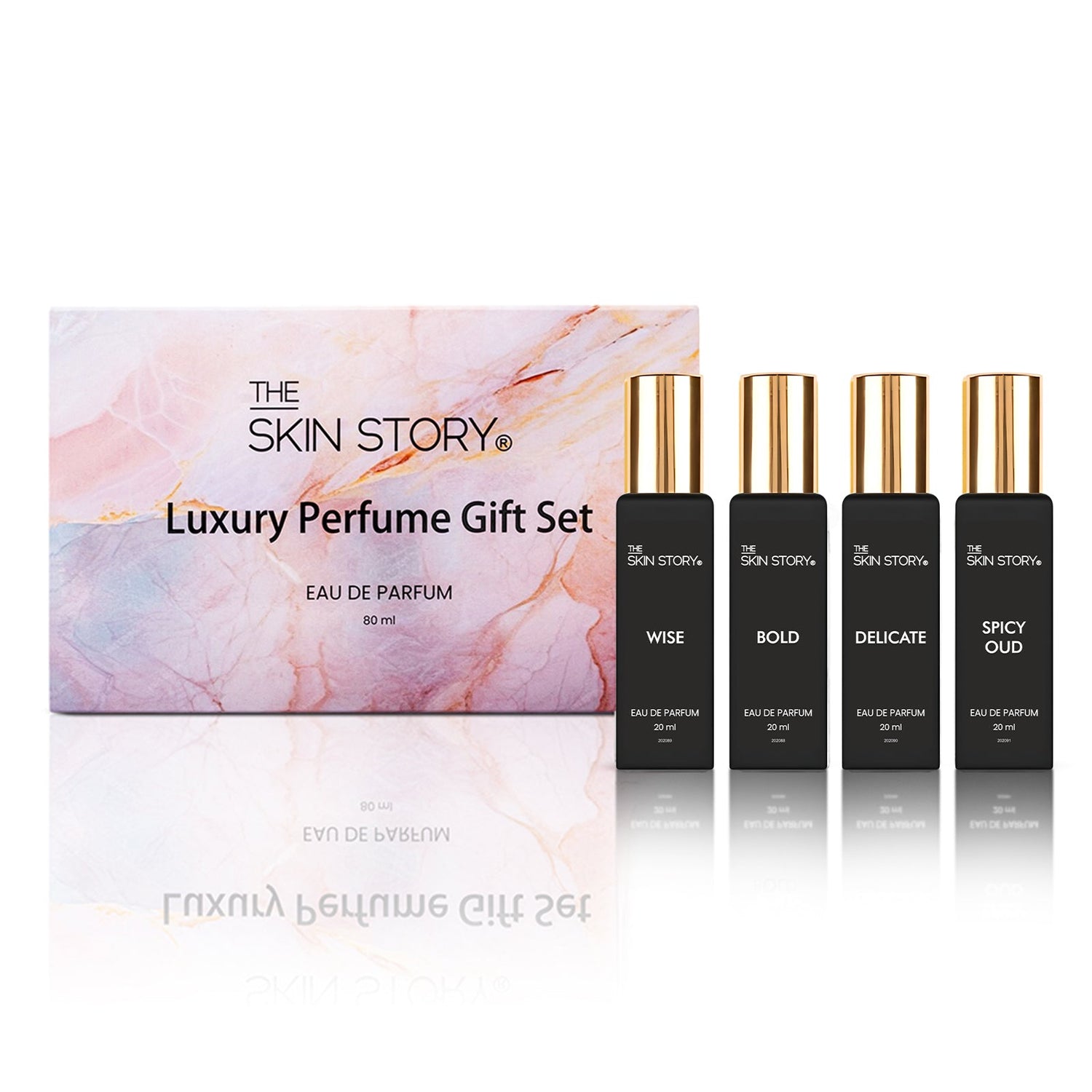 Luxury Perfume Gift for Women Set of 4 Fragrances Eau de Parfum - The Skin Story - Perfume