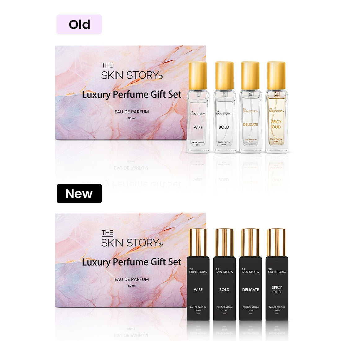 Luxury Perfume Gift for Women Set of 4 Fragrances Eau de Parfum - The Skin Story - Perfume