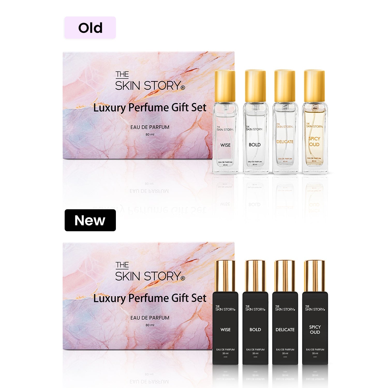 Luxury Perfume Gift for Women Set of 4 Fragrances Eau de Parfum - The Skin Story - Perfume