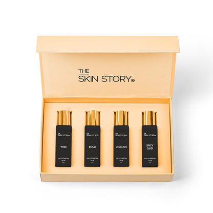 Luxury Perfume Gift for Women Set of 4 Fragrances Eau de Parfum - The Skin Story - Perfume