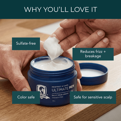 Mens Hair Cream UV Protect 100g - The Skin Story - 