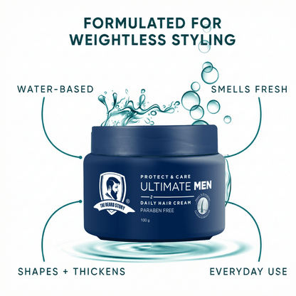 Mens Hair Cream UV Protect 100g - The Skin Story - 