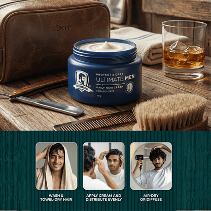 Mens Hair Cream UV Protect 100g - The Skin Story - 