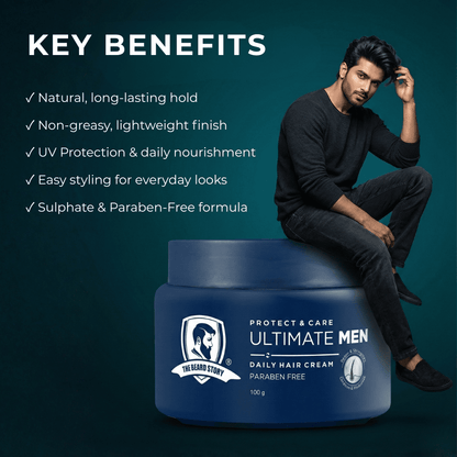 Mens Hair Cream UV Protect 100g - The Skin Story - 