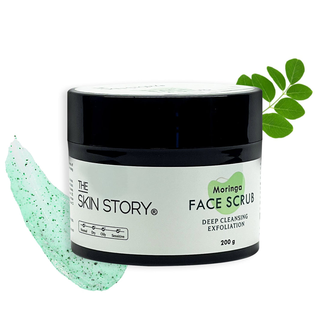 Moringa Face Massage Cream, 200g - The Skin Story -