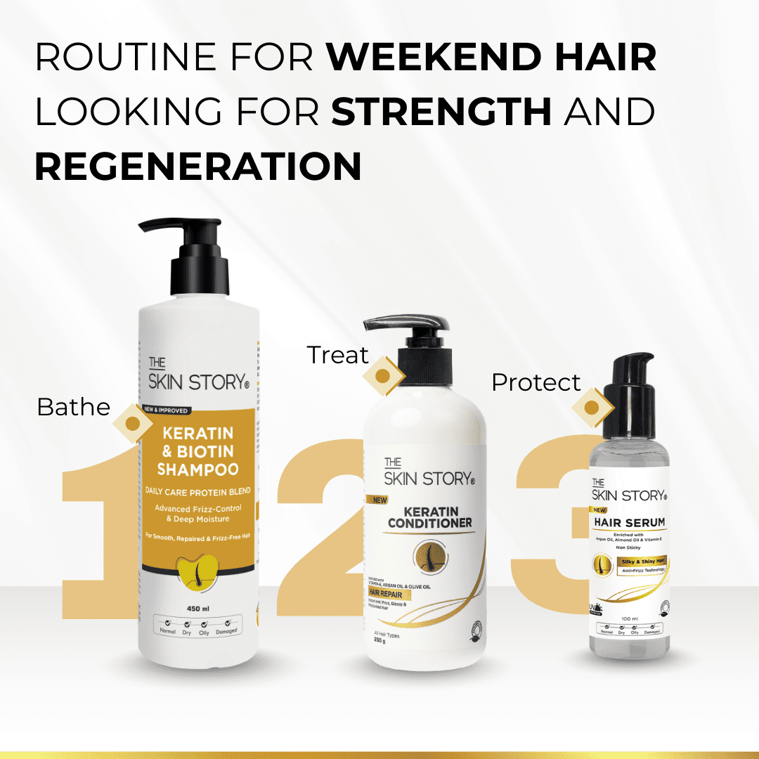 Oil Control Keratin Shampoo - The Skin Story - 